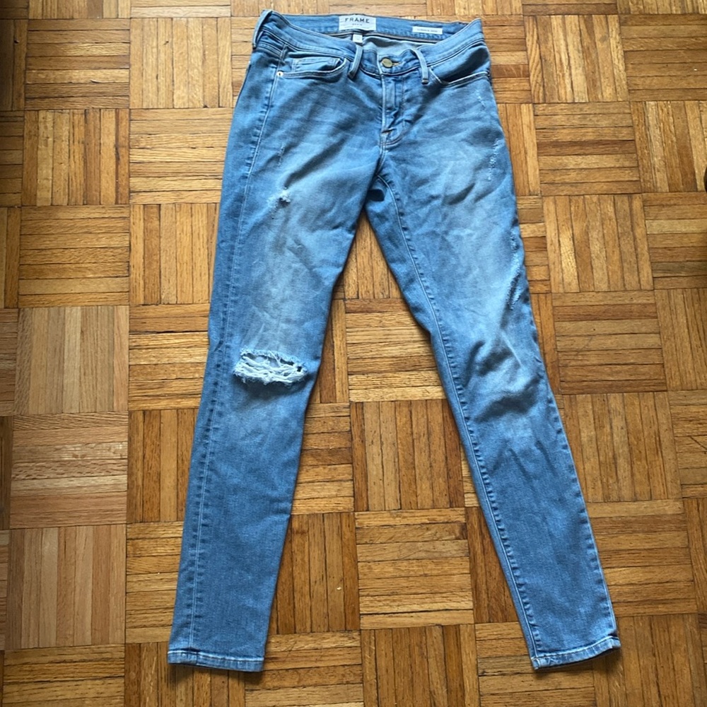 Frame Le Skinny de Jeanne Medium Wash 27